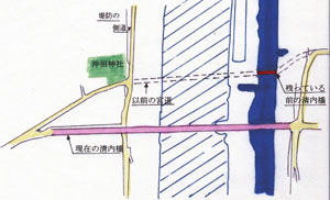 清内橋近辺の地図